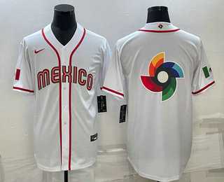 Men%27s USA Baseball Big Logo 2023 White World Classic Stitched Jersey->2023 world baseball classic->MLB Jersey